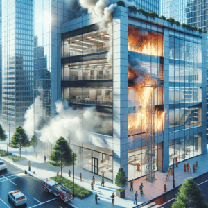 מה עושים במקרה של שריפה בבניין מסחרי?