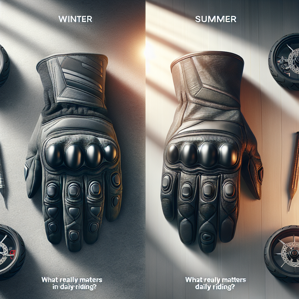 כפפות לאופנוע חורף vs קיץ: מה באמת משנה ברכיבה יומיומית?
